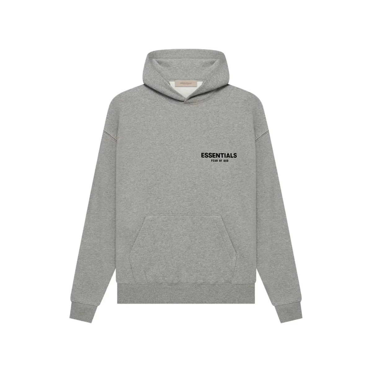 Essentials hoodie stretch oatmeal grey