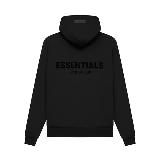 Essentials hoodie stretch limo/black