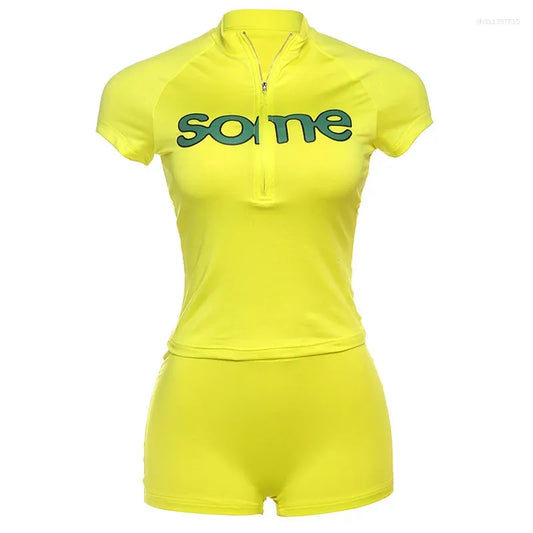 Body by raven set yellow