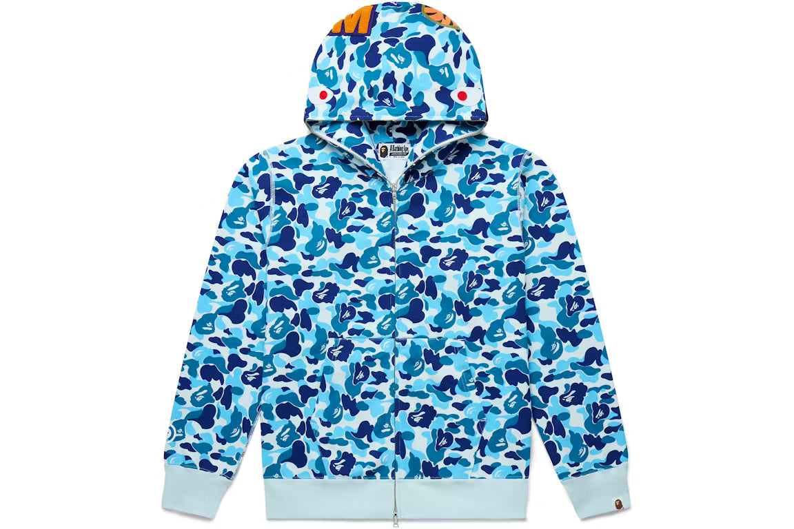 Bape camo zip up