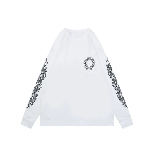 Chrome Hearts Floral long sleeve white