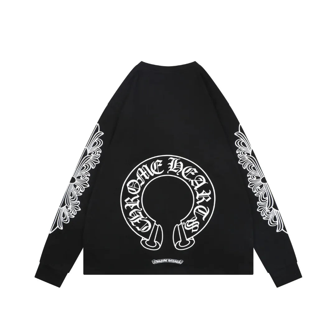 Chrome Hearts Floral long sleeve black
