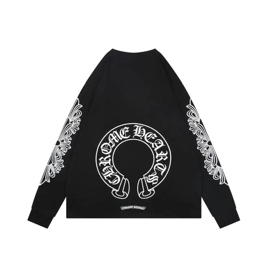 Chrome Hearts Floral long sleeve black