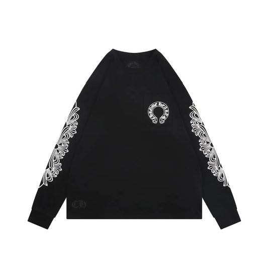 Chrome Hearts Floral long sleeve black