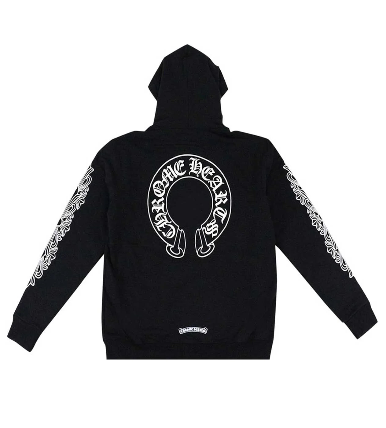 Chrome hearts horseshoe floral zip up