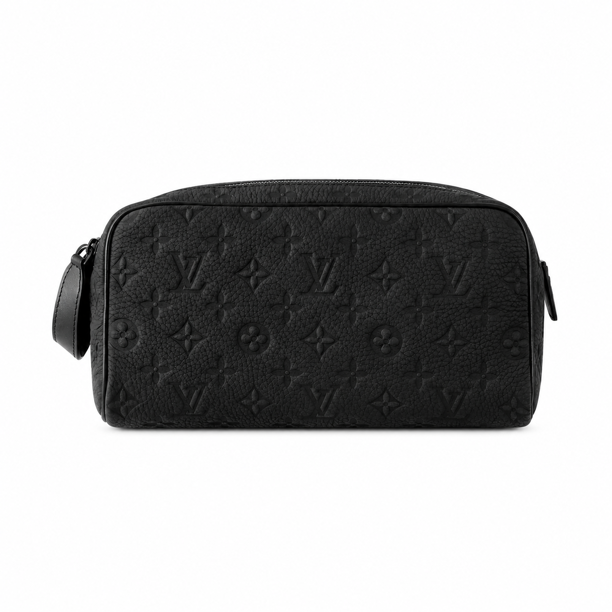LV toiletry bag blk on blk