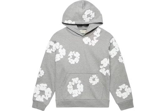 denim tears the cotton wreath hoodie Grey