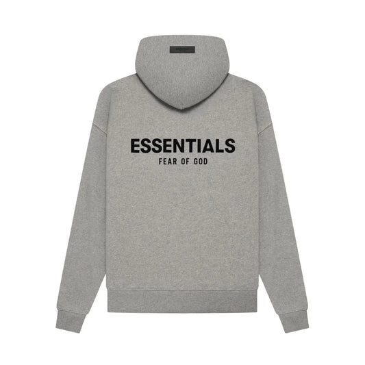 Essentials hoodie stretch oatmeal grey