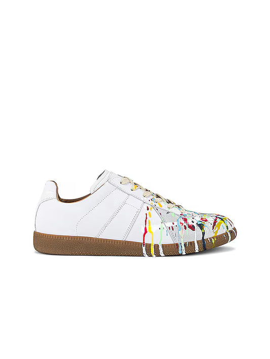 Margiela Gat Paint Splatter White