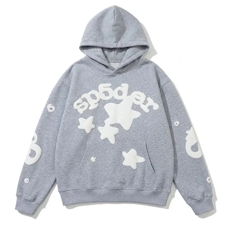 Sp5der beluga hoodie Grey