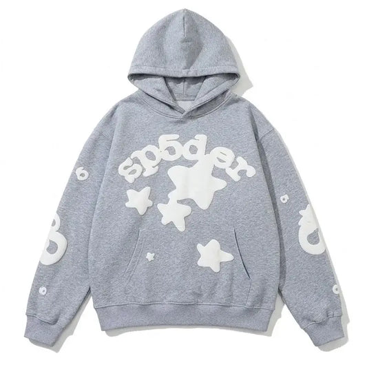 Sp5der beluga hoodie Grey