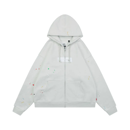 Supreme MM6 Maison Margiela Box Logo Zip up White