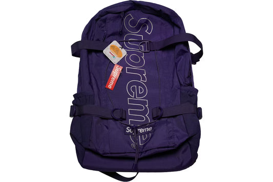 supreme backpack purple