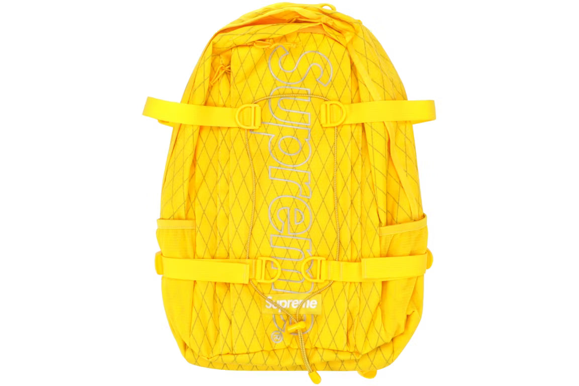 supreme backpack yellow