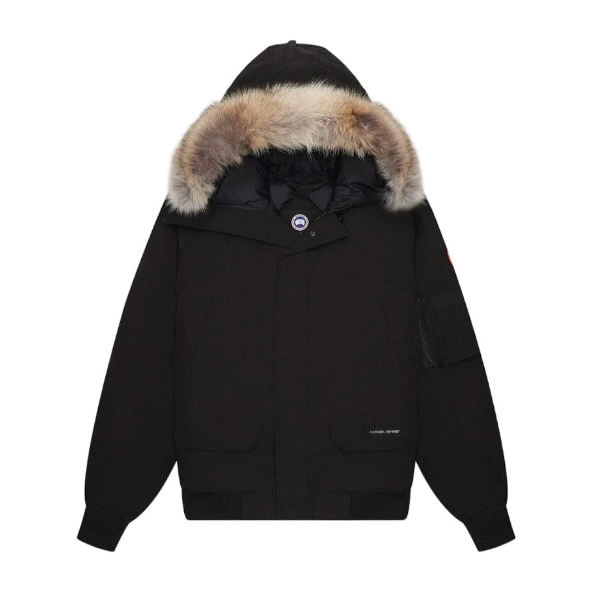 canada goose fur hooded coat