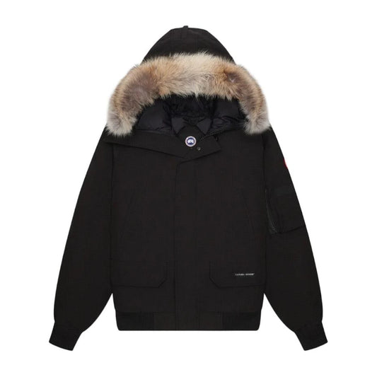 canada goose fur hooded coat