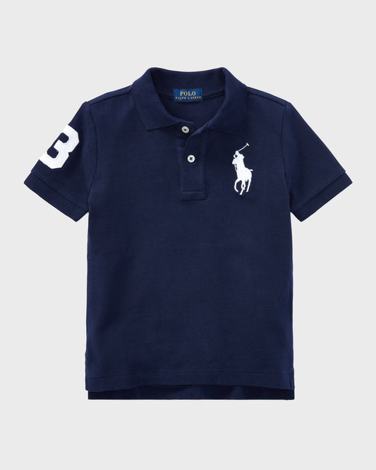Big pony polo short sleeve nvy/wht